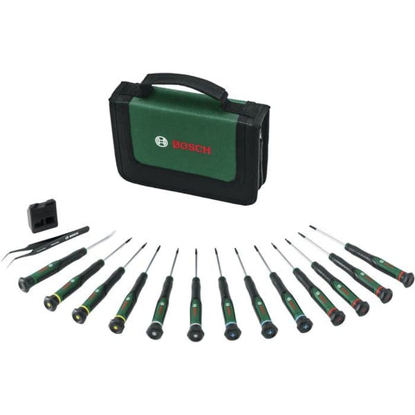BOSCH 15-delad precisionsskruvmejselsats