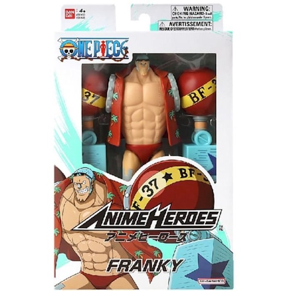 Anime Heroes figur - Bandai - One Piece - Franky - 17 cm