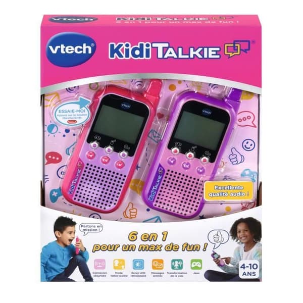 Vtech - kidi talkie rosa