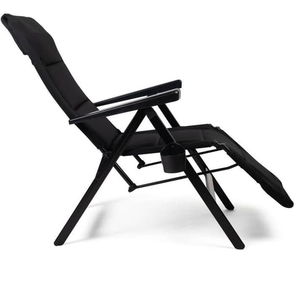 Chaiselong - DOMETIC - Gardina Lounger - Sort - Hvilestol - Aluminium - Polyester SoftMesh