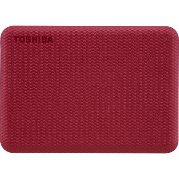 Extern hårddisk - Toshiba - Canvio Advance - 1 till - Röd