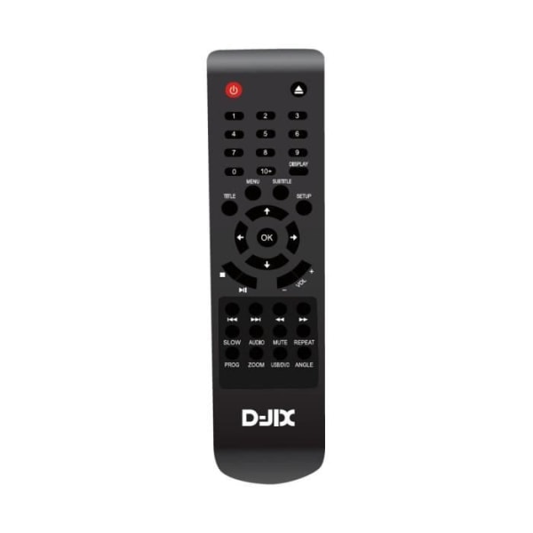 D-JIX HOMEPLAY10 HDMI Hem DVD-spelare - Full HD - Svart