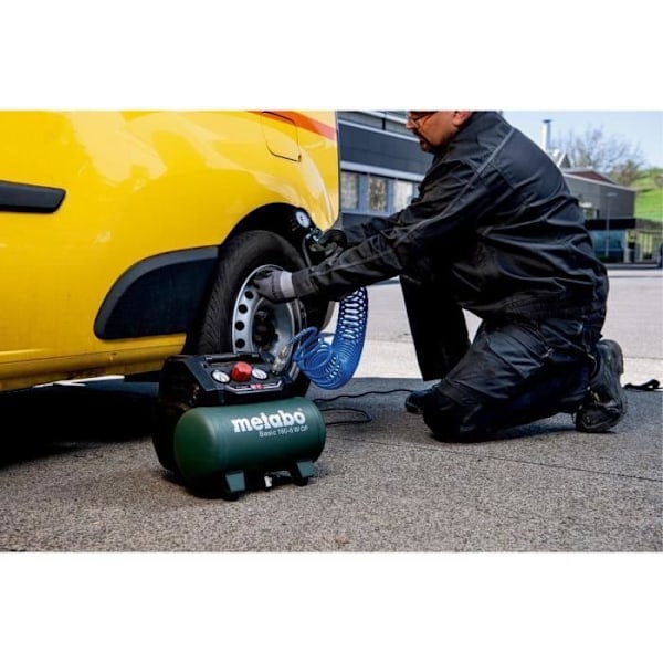 Kompressor - METABO - Basic 160-6 W OF - Universal snabbkoppling