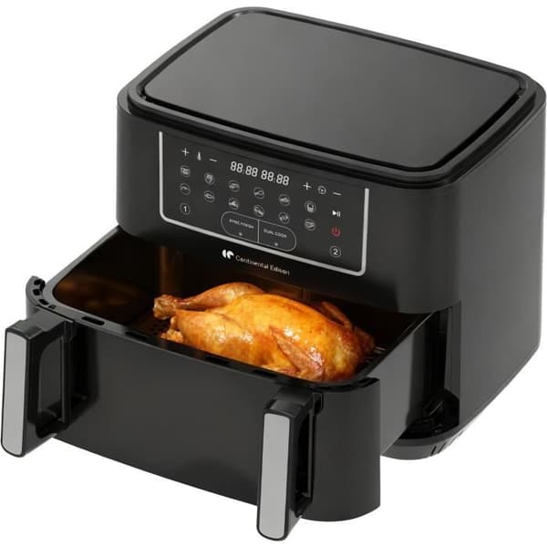 Continental Edison CEFR2400TB Airfryer - 2600 W - 10,5 L - Svart