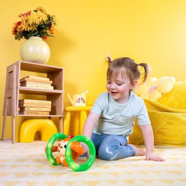 LJUSSTART Little Roll & Glow Monkey