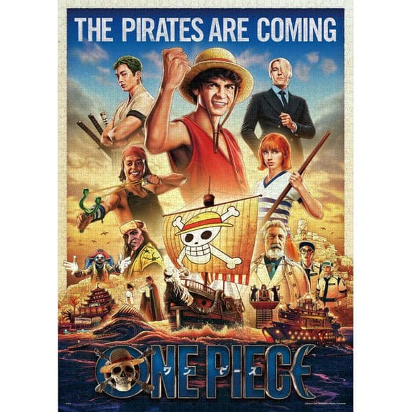 One Piece Puzzle Piraterna kommer 2000 supersmå bitar - EPOCH Pussel - 5472A