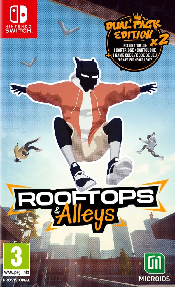 ROOFTOPS AND ALLEYS: The Parkour Game - Dual Pack Edition - Nintendo Switch-spel