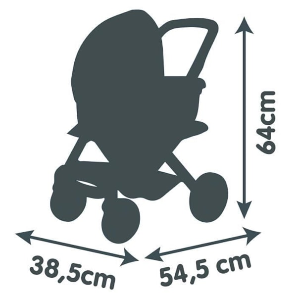 SMOBY Maxi-Cosi Barnvagn + Barnvagn Beige för 3 år
