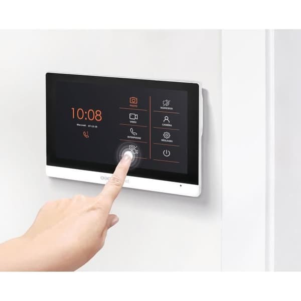 Trådbundet videointercom med märken Pekskärm 7 - VisioDoor 7+ RFID