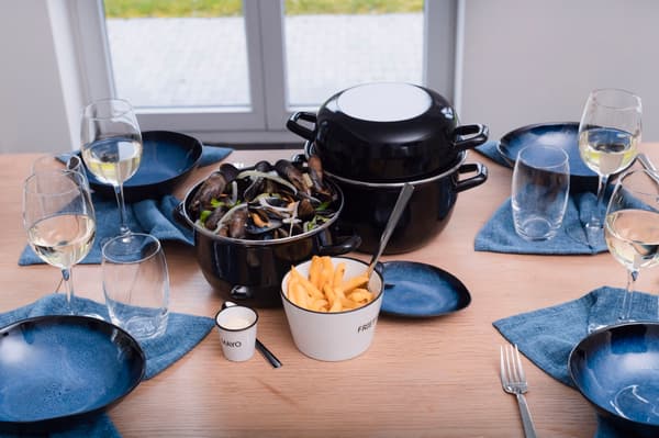 COZY & TRENDY Kokkärl - D18cm Svart-1.2Kg-2.8L