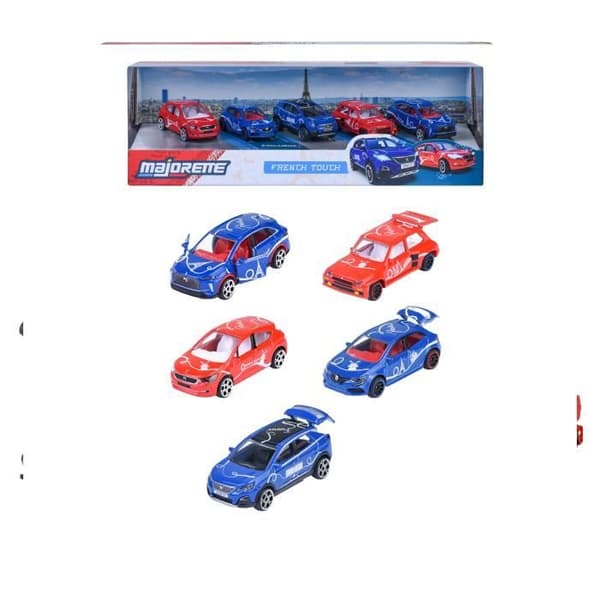 MAJORETTE - Majo City 10-pack presentförpackning - från 3 år