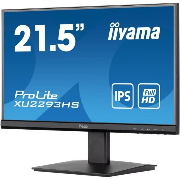 PC -skärm - IIYAMA XU2293HS -B5 - 22 FHD - IPS -platta - 3 ms - 75Hz - HDMI / DisplayPort
