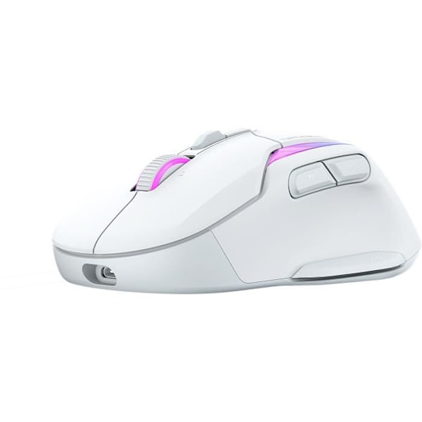 Trådlös spelmus - Turtle Beach Kone II Air - Ergonomisk - Vit, Bluetooth, 26 000 DPI, 4D-hjul