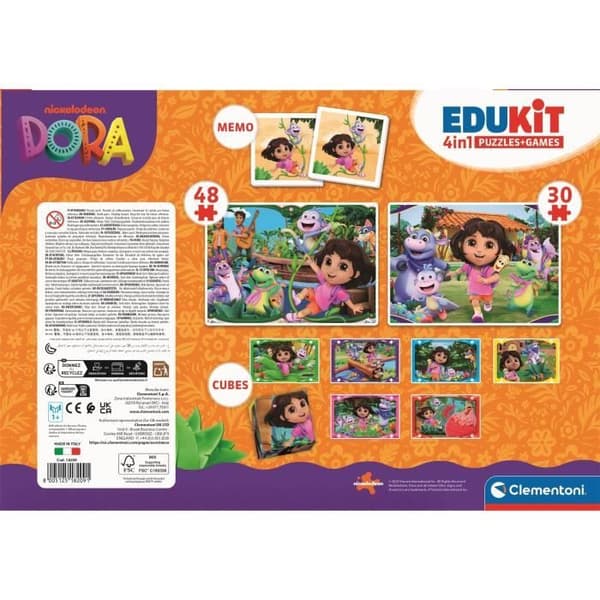 CLEMENTONI - Edukit 4 i 1 - Dora