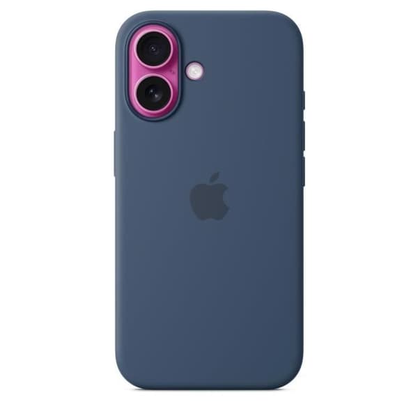 APPLE iPhone 16 - Silikonfodral med MagSafe - Denim