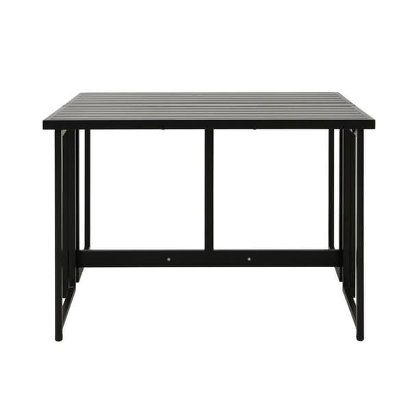 FERRET Trädgårdsbord - Hopfällbart - Metall - Plats för 4 - 98 x 80 x 72 cm