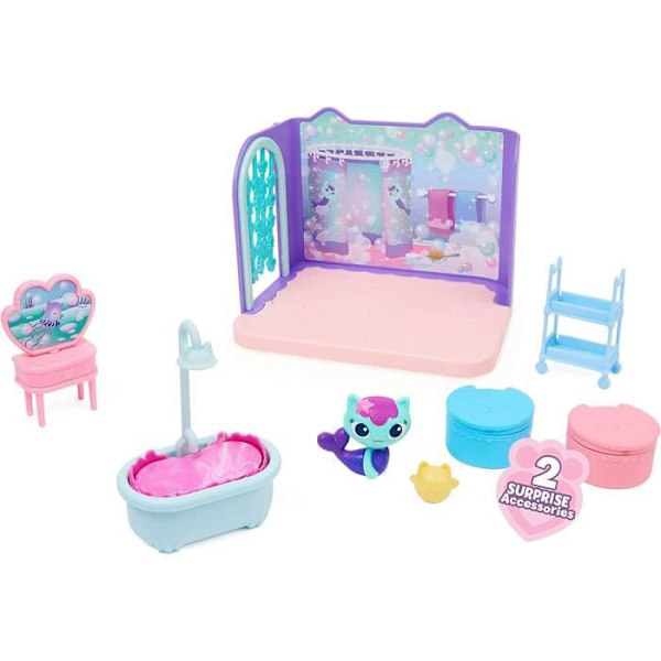 Gabby and the Magic House - Playset Deluxe The Navy Badrum - 1 Figur + tillbehör