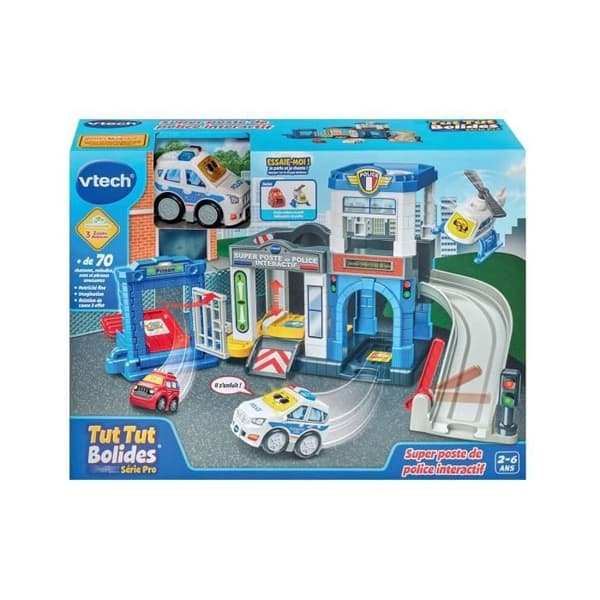 VTECH TUT TUT BOLIDES PRO SERIES - SUPER INTERAKTIV POLISSTATION (+ CHRIS, POLISLIÖTENANT)