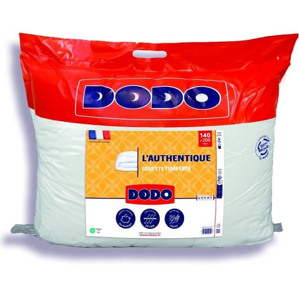 DODO Mellantjockt Påslakan 250g/m² - THE AUTHENTIC - 140 x 200 cm - Vit