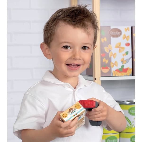 Smoby Large Cash Register - 30 Tillbehör ingår - 3 år gamla