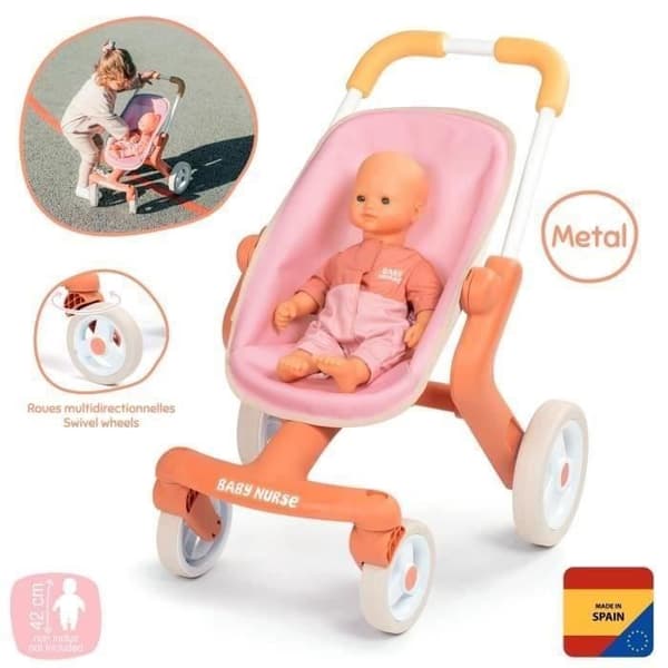 SMOBY - Baby Nurse - Pop-vagn - från 18 månader