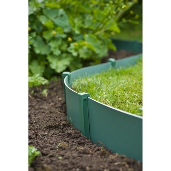 NATURVäska med 10 polypropylen trädgårdsankare - H 26,7 x 1,9 x 1,8 cm - Grön