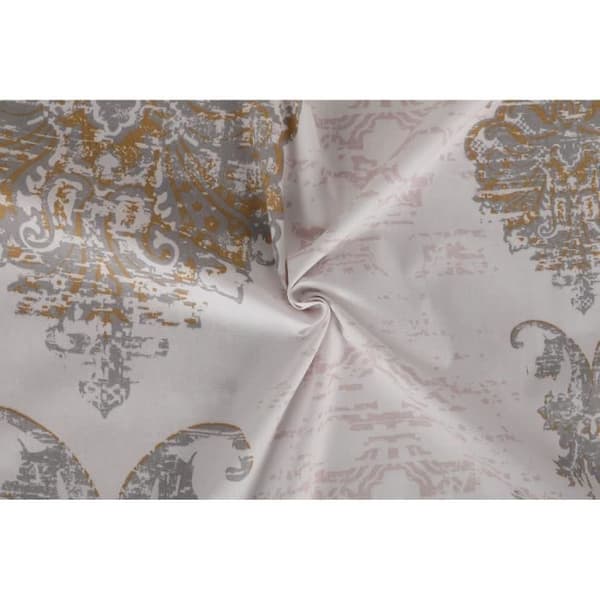 Bäddset - 1 påslakan 220 x 240 cm + 2 örngott 60 x 60 cm - 100% förstärkt bomull - Brun