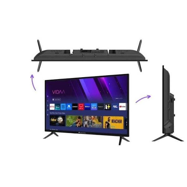 HD-TV - CONTINENTAL EDISON - 32" (81 cm) - Smart Vidaa - Wifi Bluetooth - 3xHDMI - 2xUSB - CELED32SVHD25B6