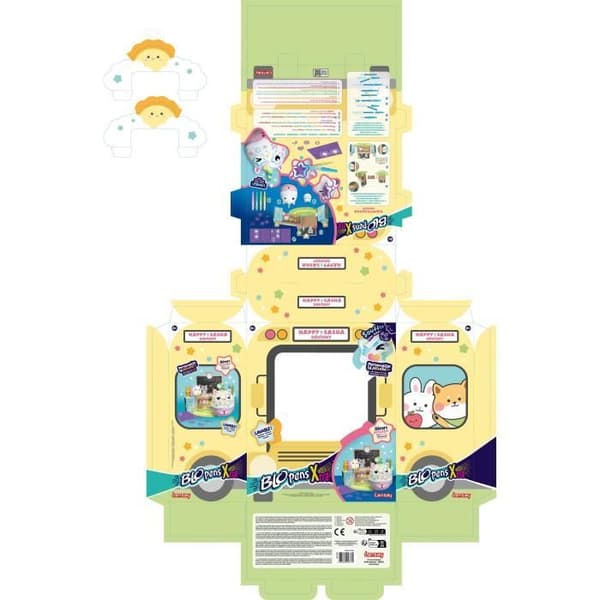 Blopens XTRA - LANSAY - Happy Sacha - Squishy - Ålder 6