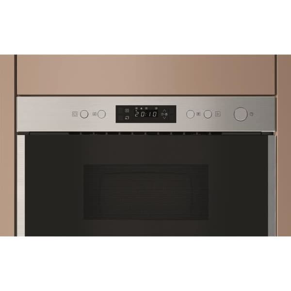 Inbyggd mikrovågsugn - HOTPOINT - HAM 212O X - Rostfritt stål - 22 L