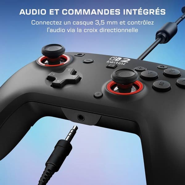 RGB-trådbunden spelkontroll - TURTLE BEACH - Rematch för Nintendo Switch 2 - Svart