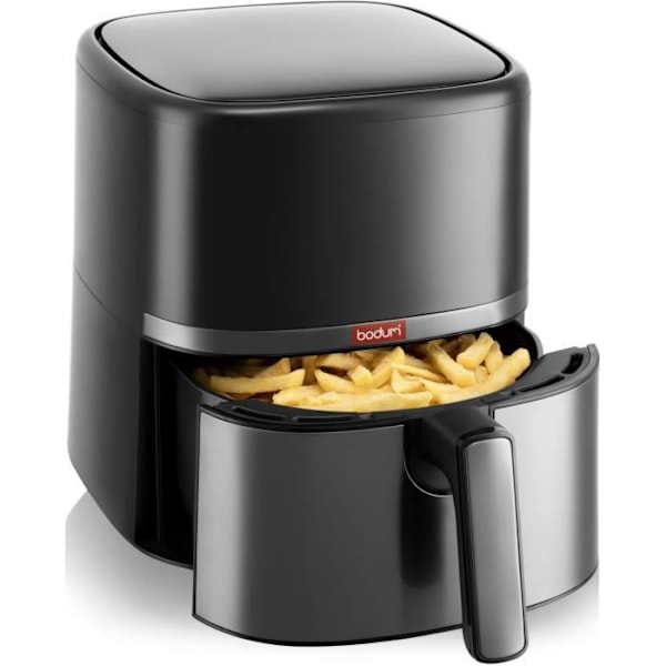 Oljefri fritös - BODUM - 4,5L - 1500 W - Svart