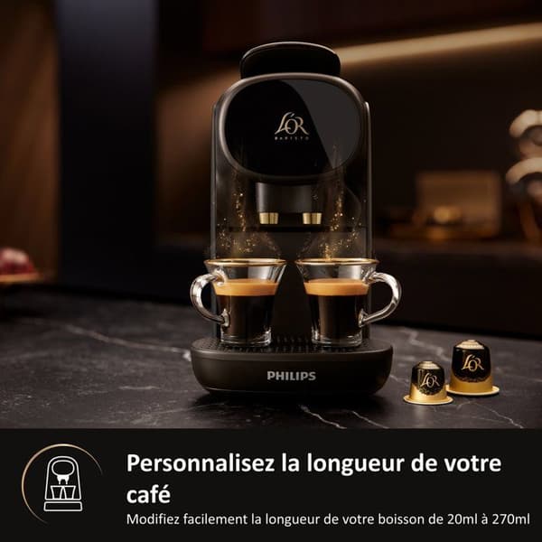 Kapselkaffemaskine - PHILIPS L'OR BARISTA - LM9012/60 - Sublim kaffemaskine - Sort