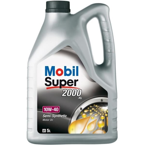 MOBIL Motorolja Touring bilbensin Super 2000 - 10W40 - Semisyntetisk - 5L
