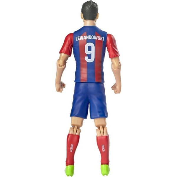 Ledad figur - FC Barcelona - MEGABLEU - Lewandowski - 20 cm