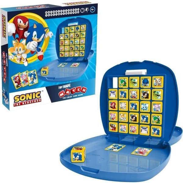 Match - Brädspel - VINNANDE TRÄCKSPEL - Sonic The Hedgehog 2025