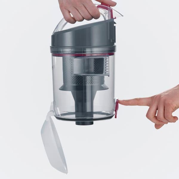 Påslös cyklondammsugare med behållare - SEVERIN CY7088 - 750 W - 79 dB - 2 L - Vit / Röd