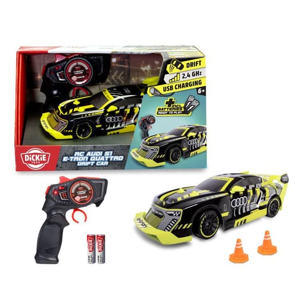 Dickie - Radiostyrt fordon - Audi S1 E-Tron Drift - 22 cm - Från 6 år