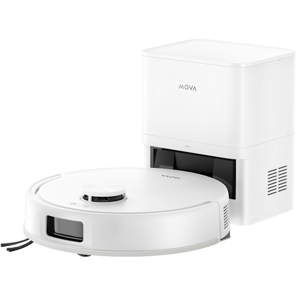 Robotdammsugare och mopp - MOVA E20S PRO PLUS - 13000 Pa - 330 ml - Vit