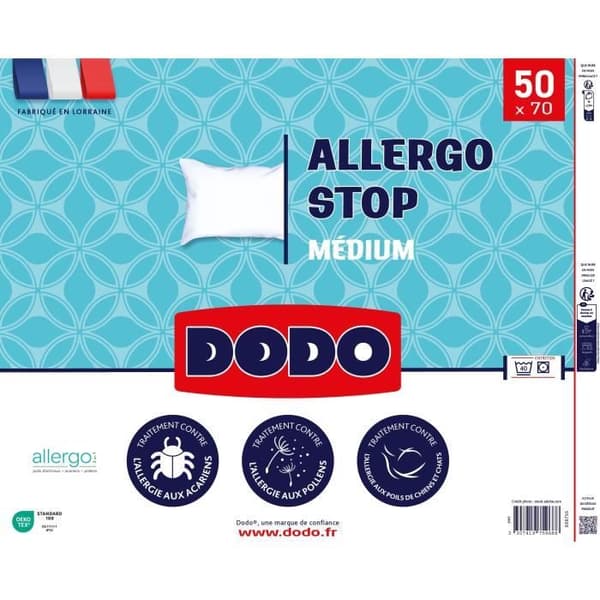 DODO - Kudde - ALLERGO STOP - 50 x 70 cm