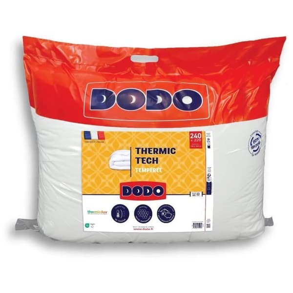 DODO - 250 g/m² tempererat täcke - THERMIC TECH - 220 x 240 cm - Vit