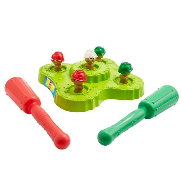 Mole Hunt Arkadspel - MATTEL GAMES - Med klubbor, ljus och ljud