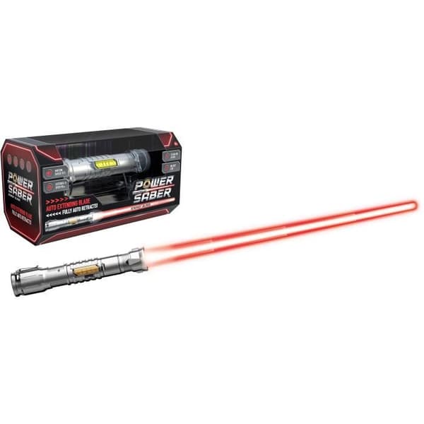 Rollspel - GOLIATH - Power Sabre Red - 1:1 sammandragbar och infällbar sabel! 8 år gammal