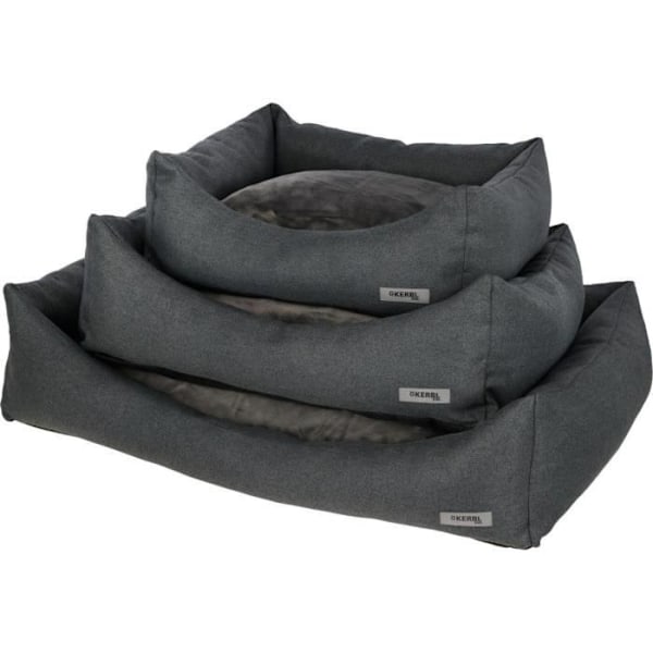 KERBL - Memory foam-korg - Platin Ortho - Grå - 80 x 60 x 25 cm