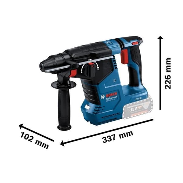 Bosch Professional Bosch Pickler Hammers + 2 5AH Batterier + L-Boxx Charger
