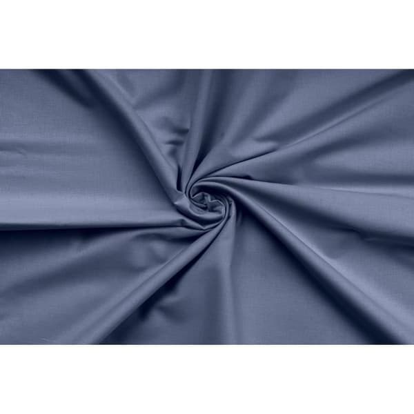 Bäddset - 1 påslakan 220 x 240 cm + 2 örngott 60 x 60 cm - 100% förstärkt bomull - Blå