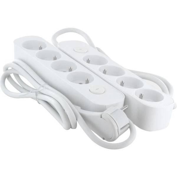 Set med 2 grenuttag - CHACON - 4 x 16 A - 1,5 m sladd