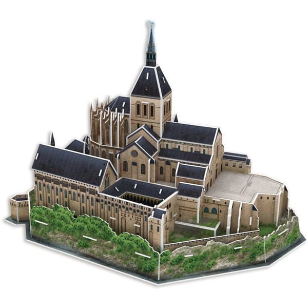 3D-pussel - MEGABLEU - Mont Saint Michel - 125 bitar - Ålder 7+