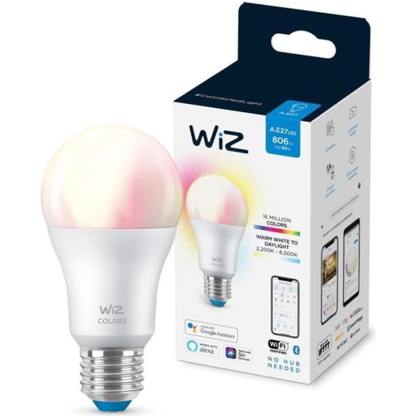 WiZ Color smart lampa E27 60W