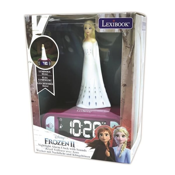 LEXIBOOK - Frozen II - Väckarklocka Nattljus